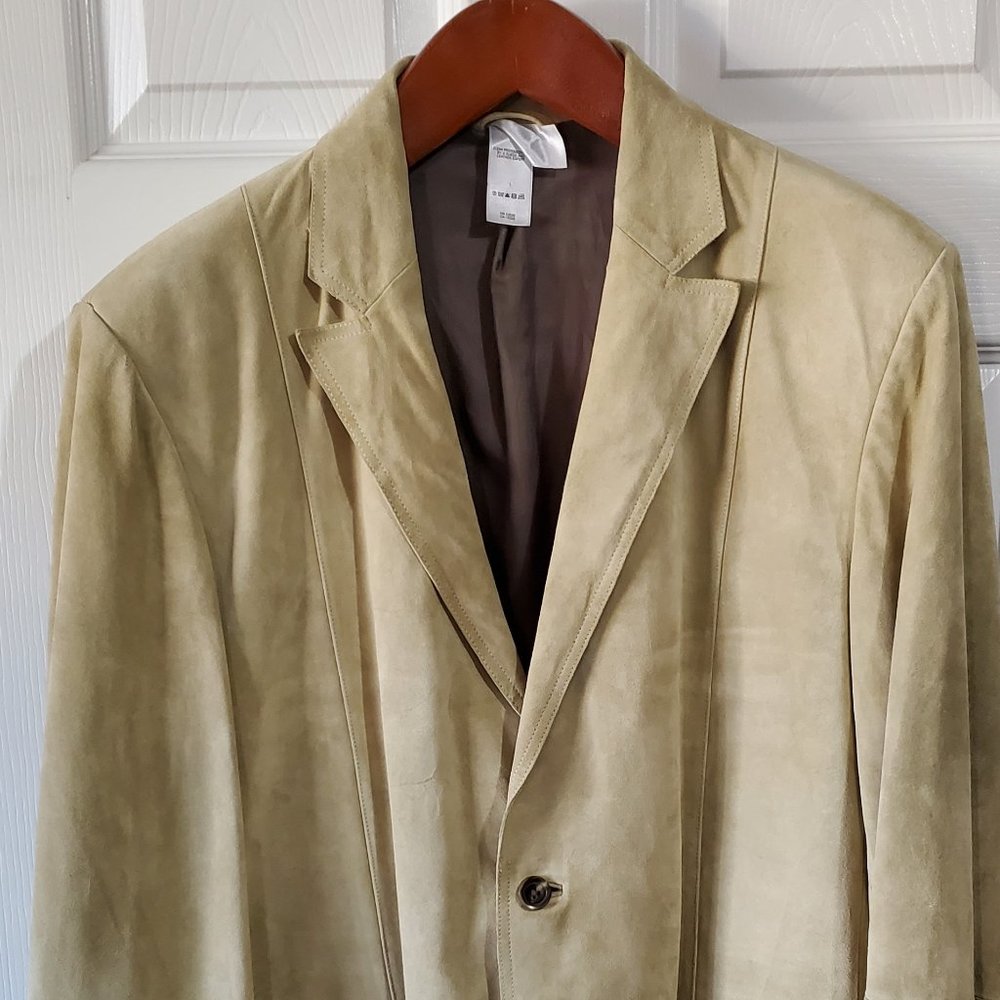 CLAIBORNE LUXE CALF SUEDE JACKET